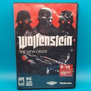 Wolfenstein The New Order‎ 3-discs (DVD ROM, 2014) Bethesda